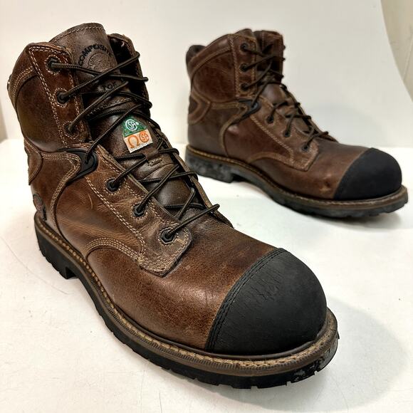 VERY GOOD Justin CW677 6" Utah Waterproof Safety Composite Toe Work Boot 12 EE - Picture 4 of 14